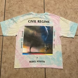 Champions Civil Regime Tie Dye T-Shirt Size S